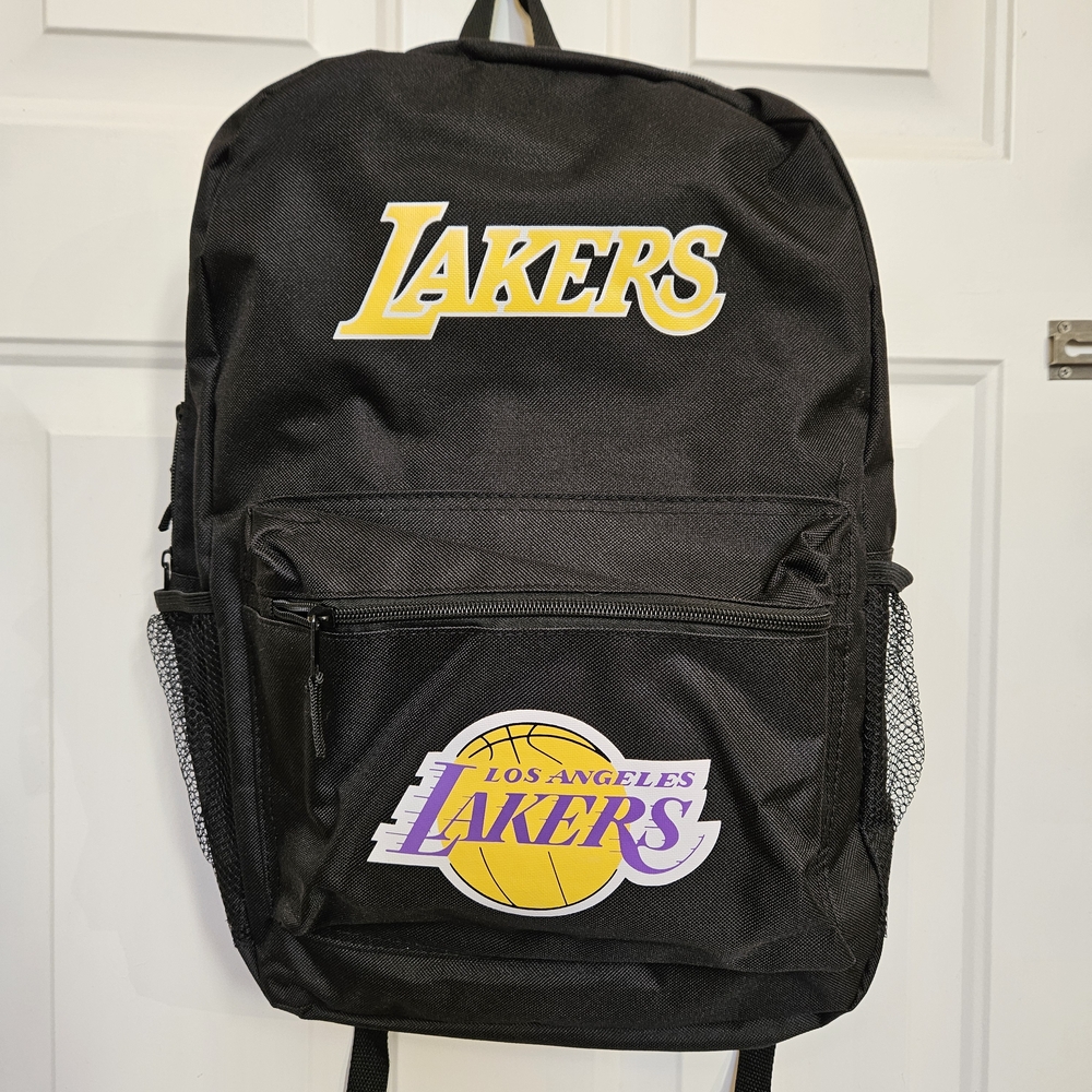 Los Angeles Lakers NBA Black Backpack